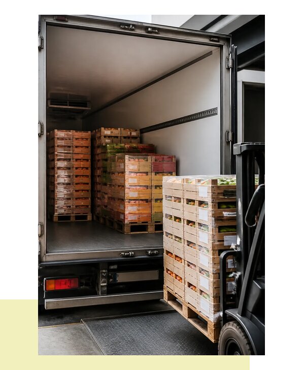 Перевозка сельхозпродукции на паллетах с доставкой в Нововоронеж